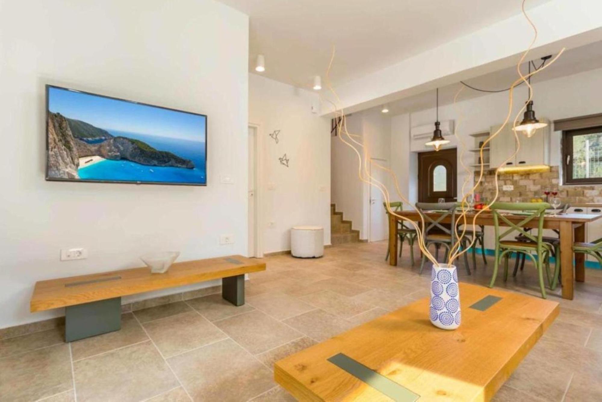 Astarte Villas - Petra Elia Private Villa With Pool Planos  Bagian luar foto